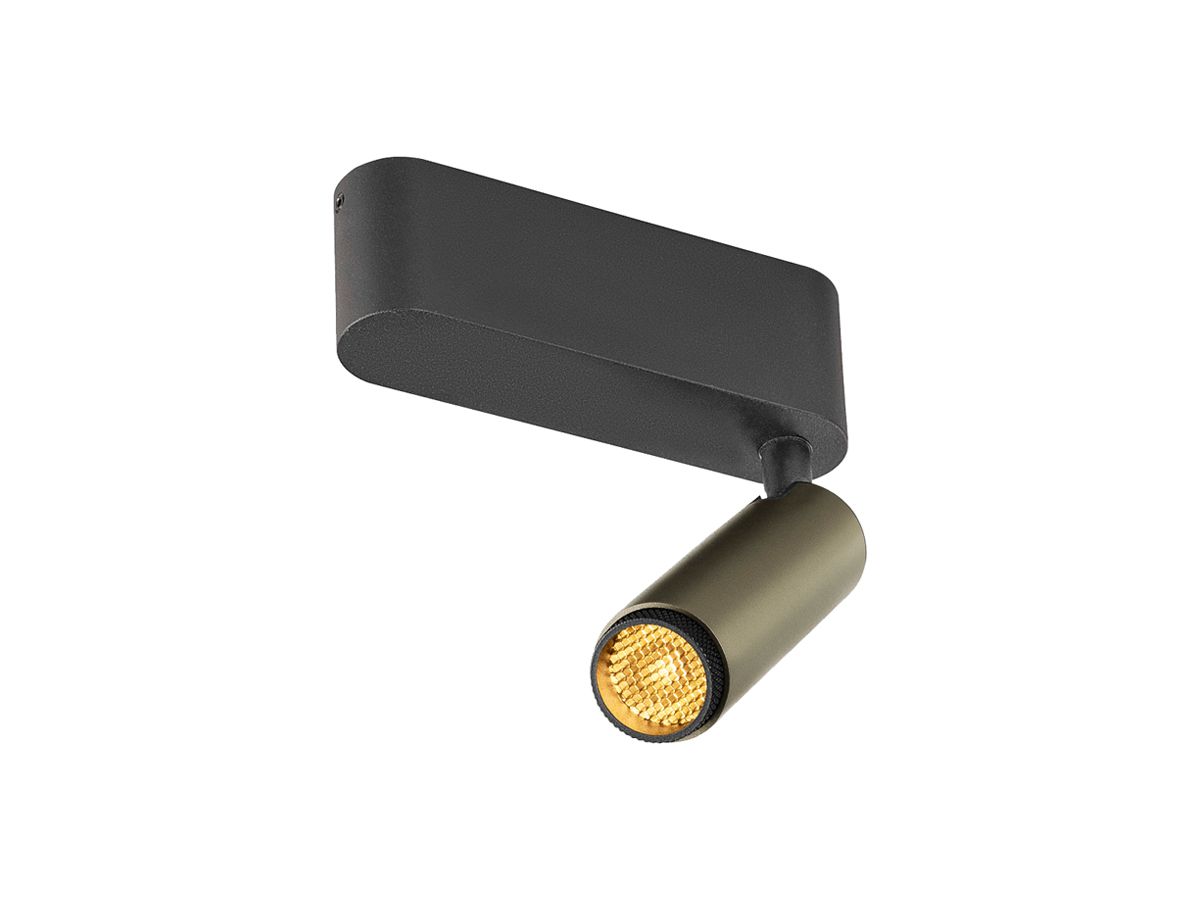 LED-Spot SLV GRIP SPOT S 11W 650lm 3000K MB DIM 124×101×84mm schwarz/bronze