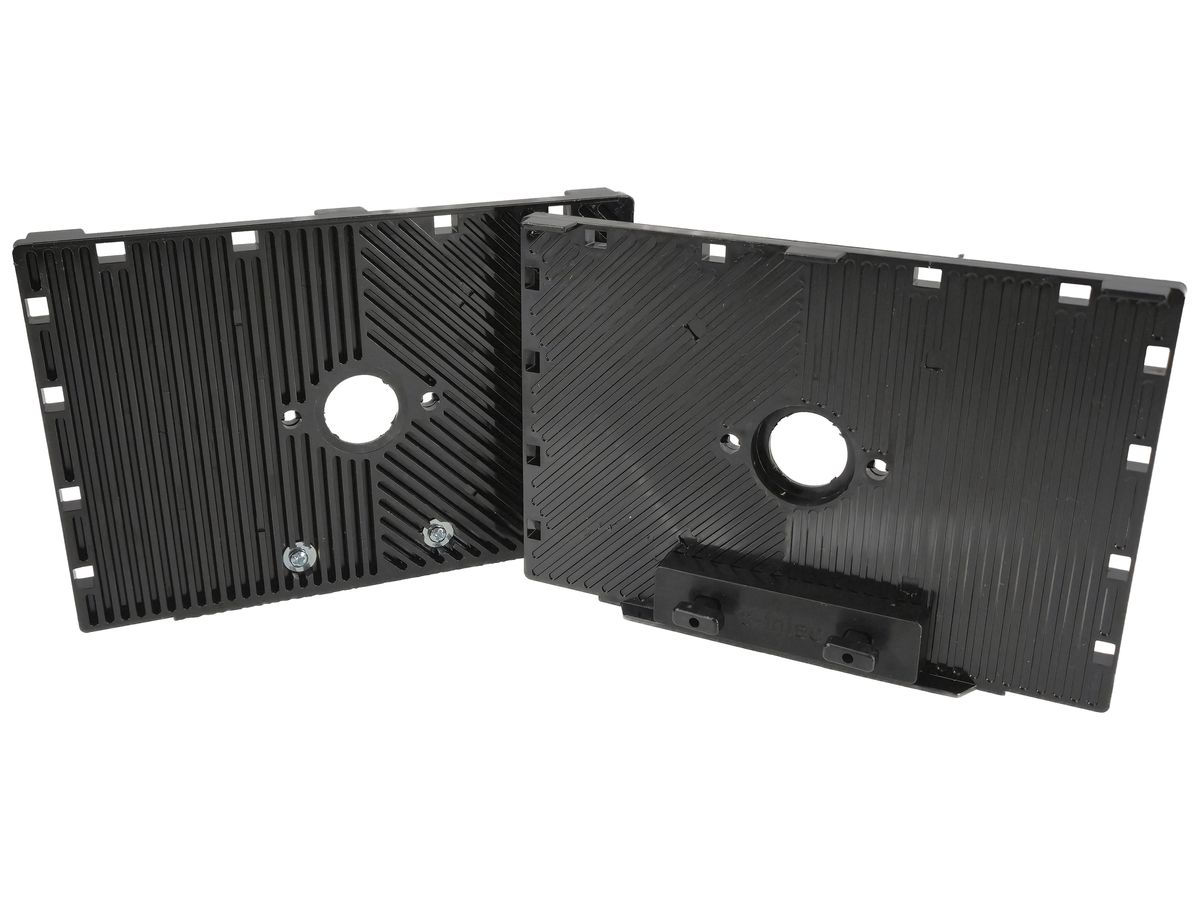 Montageplatte e-intec EasyFix 3 MP-180 180×120mm schwarz