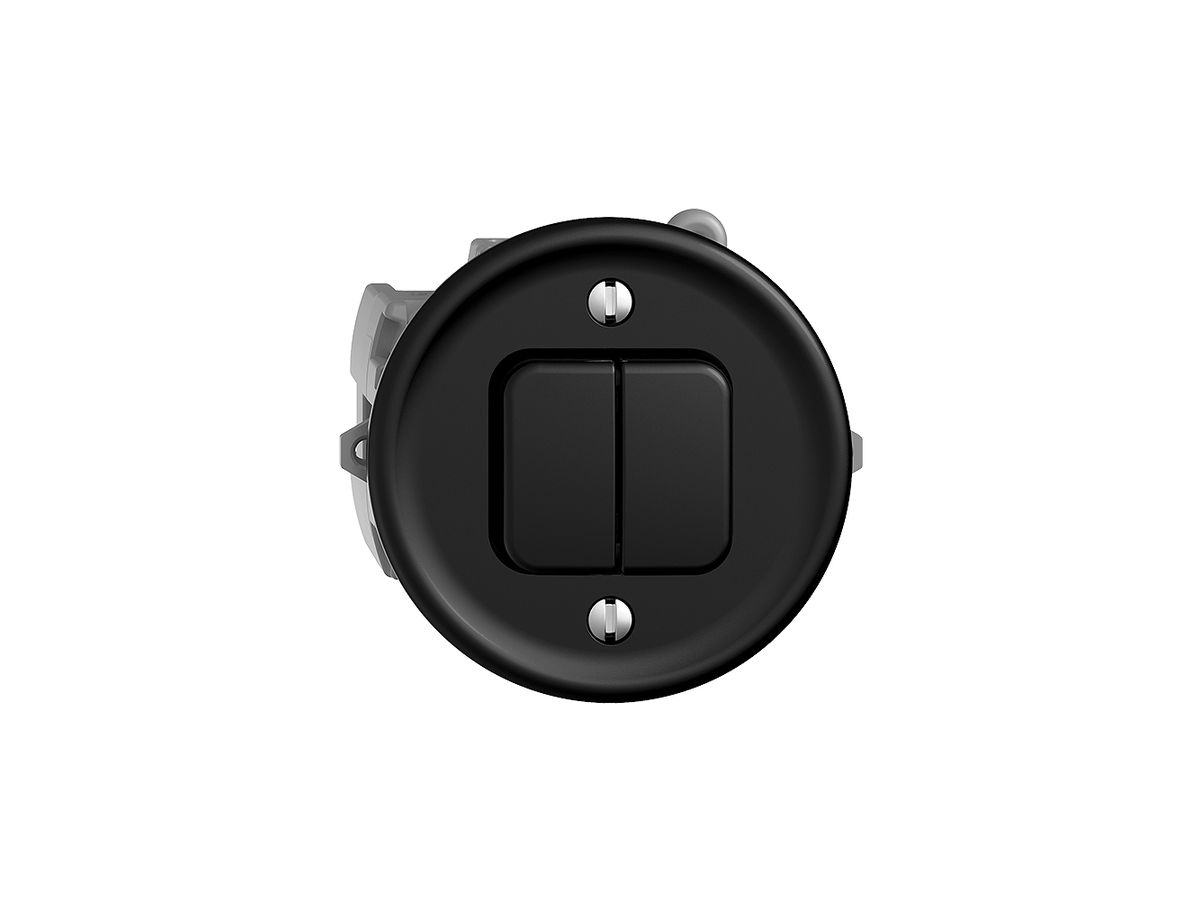 Einsatz zu UP-Druckschalter/-taster Feller STANDARDdue A-R+3/1L schwarz