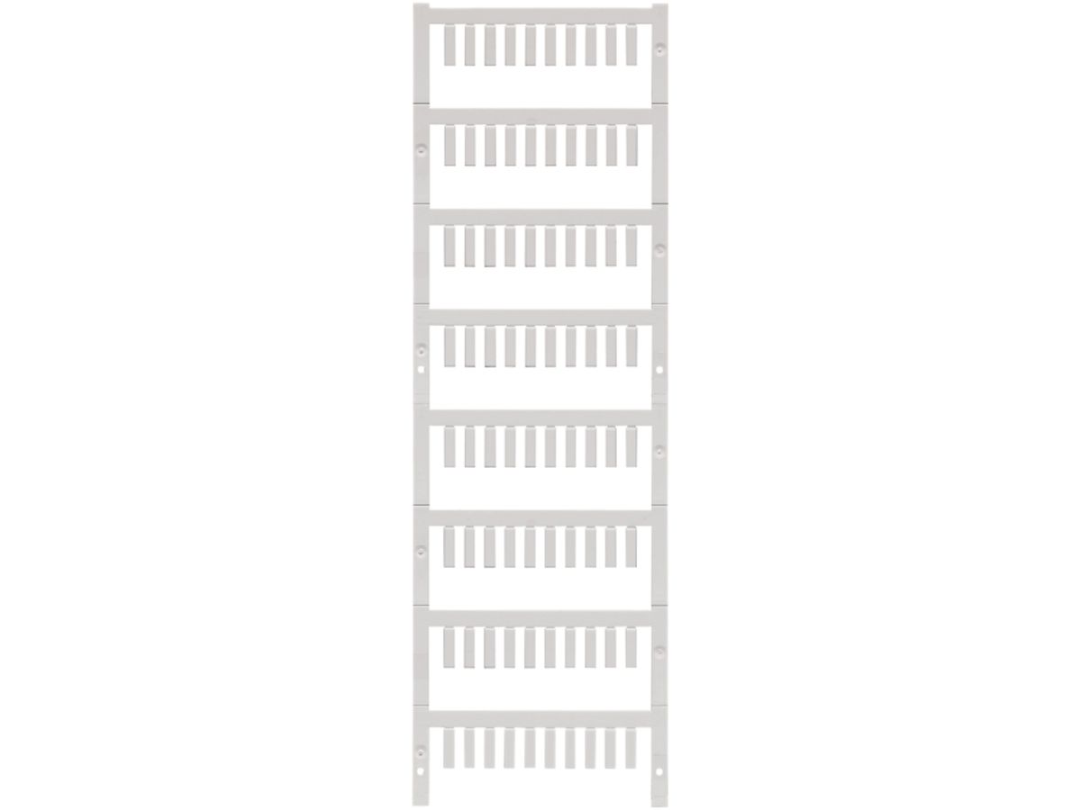 Leitermarkierer Weidmüller MultiCard VT SF für Ø1.2…1.6mm 12×3.2mm PA66 weiss