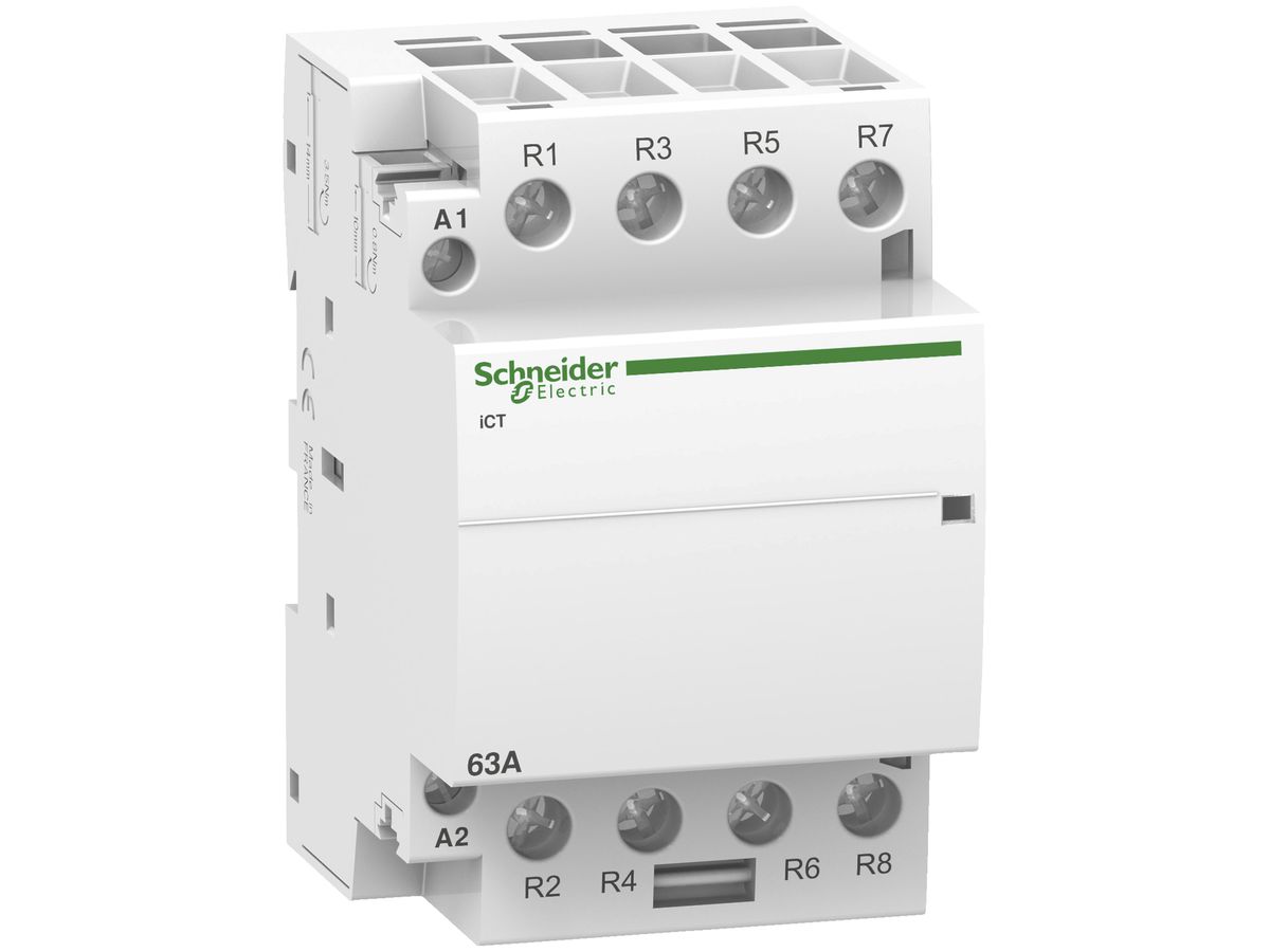 Installationsschütz Schneider Electric CT 3P 63A 24V AC 4O