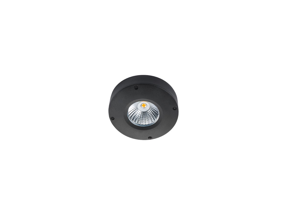 AP-LED-Downlight SG Callisto 3W 210lm 830 IP65 65° DIM Ø110mm schwarz