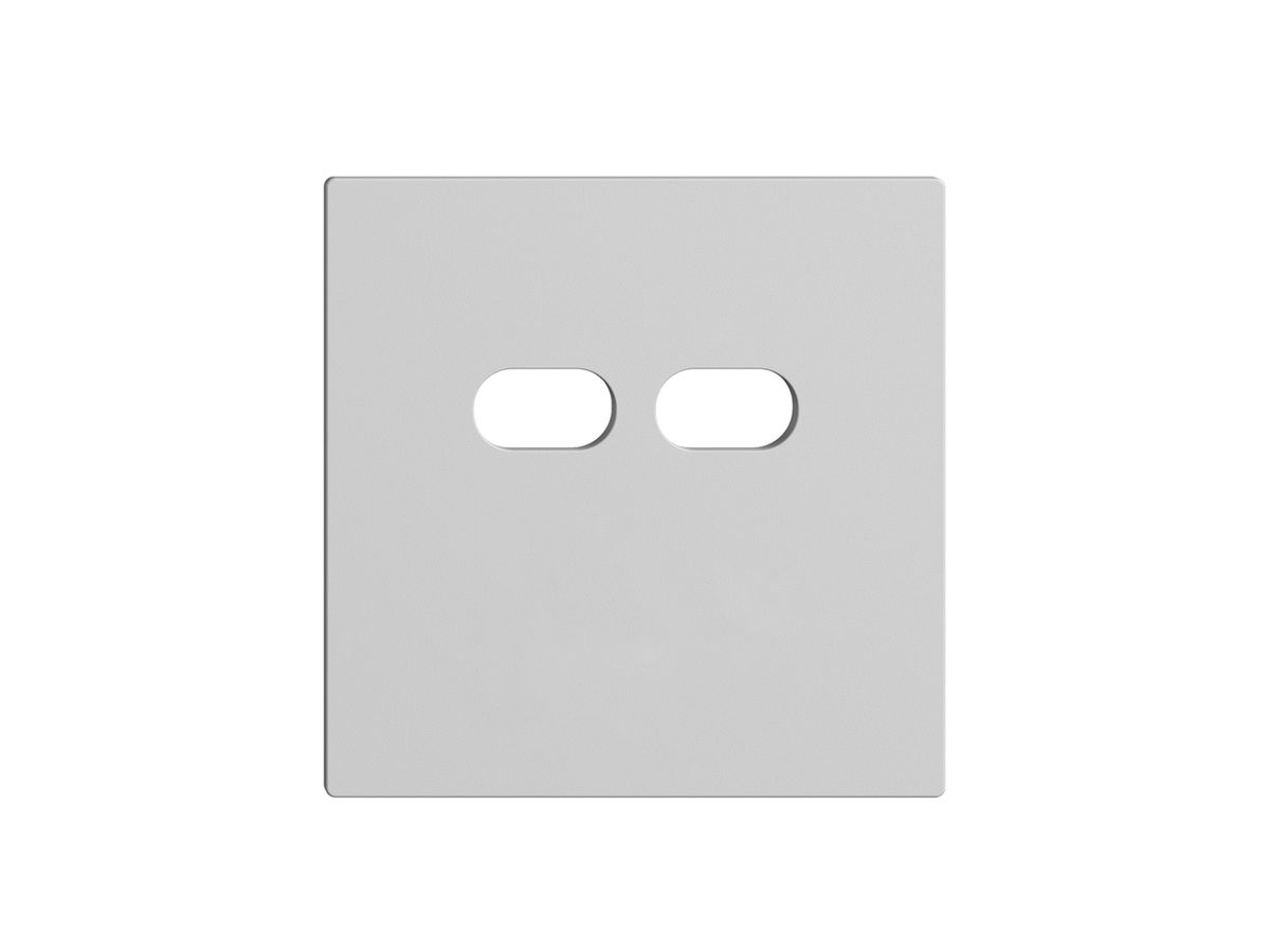 Montageset Feller EDIZIOdue für Steckdose USB 18W 2×Typ C hellgrau