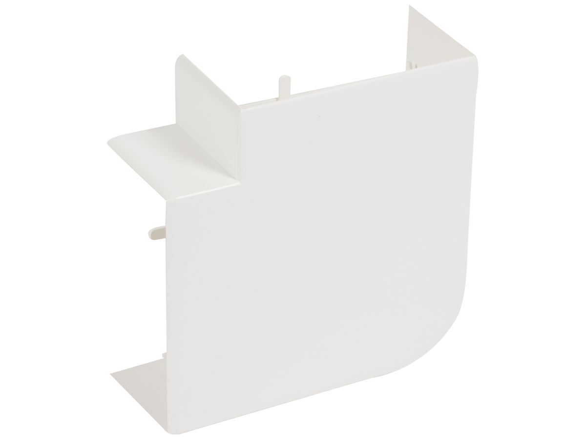 Flachwinkel HF 90° 100×50mm Kunststoff ABS weiss IP3X