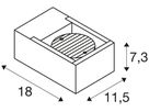 LED-Wandleuchte SLV ESKINA FRAME WL 15W 3000/4000K 1100lm IP65 anthrazit