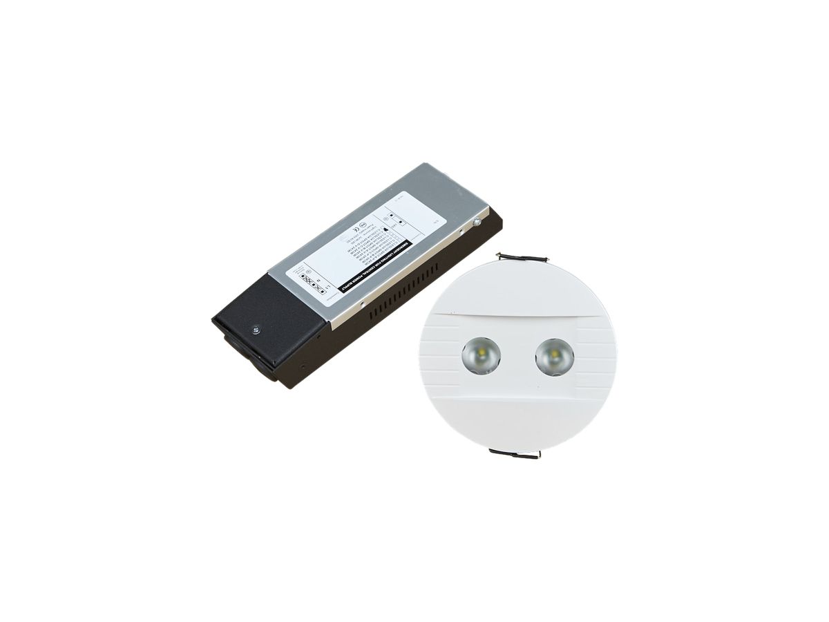 LED-Not-Spot CESP-C/W LED N230 2×3W, für Zentralbatterie