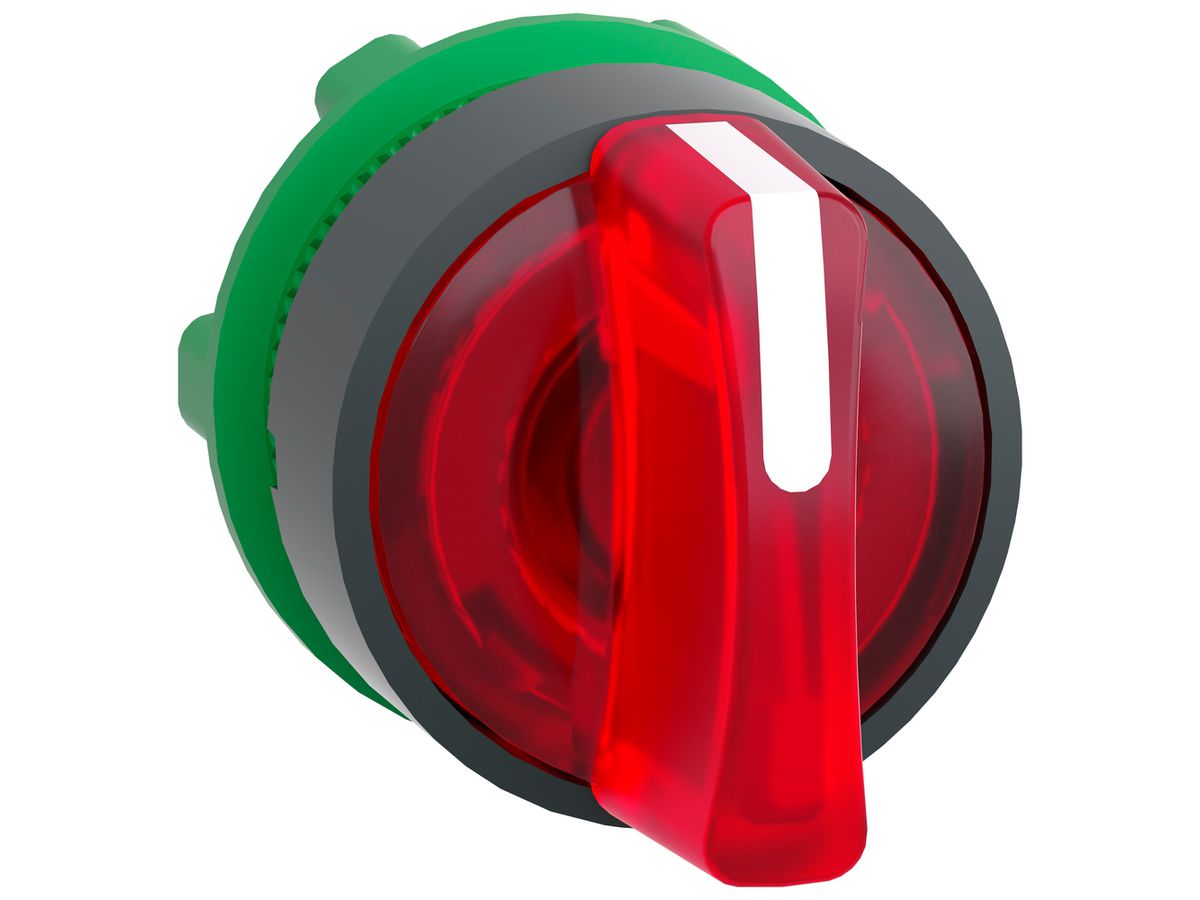 Leuchtwahlschaltervorsatz Harmony XB5 kurzer Drehgriff Ø22.5mm verrastend rt