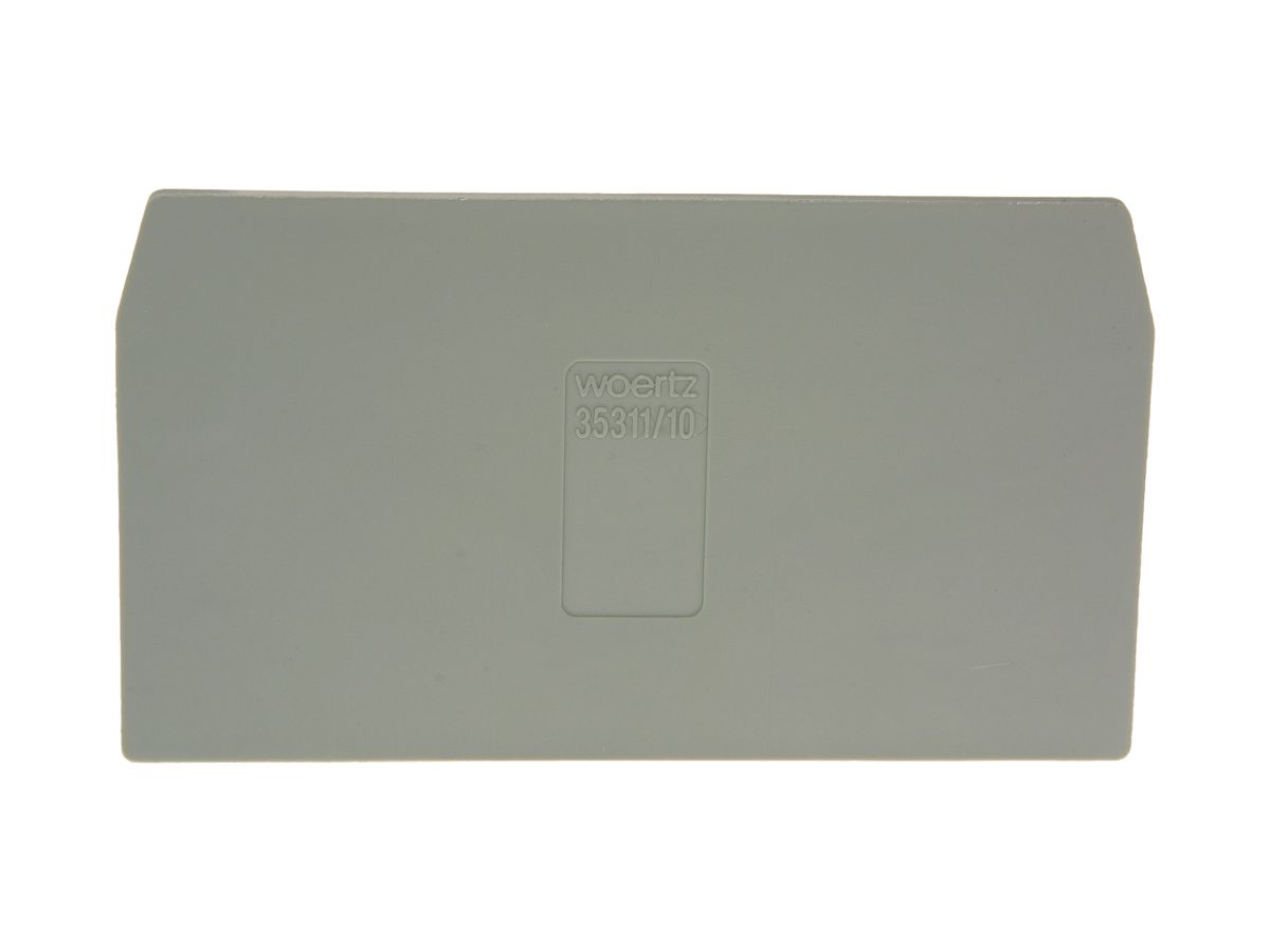 Trenn-/Abschlusswand 10mm² grau für F W35310/10