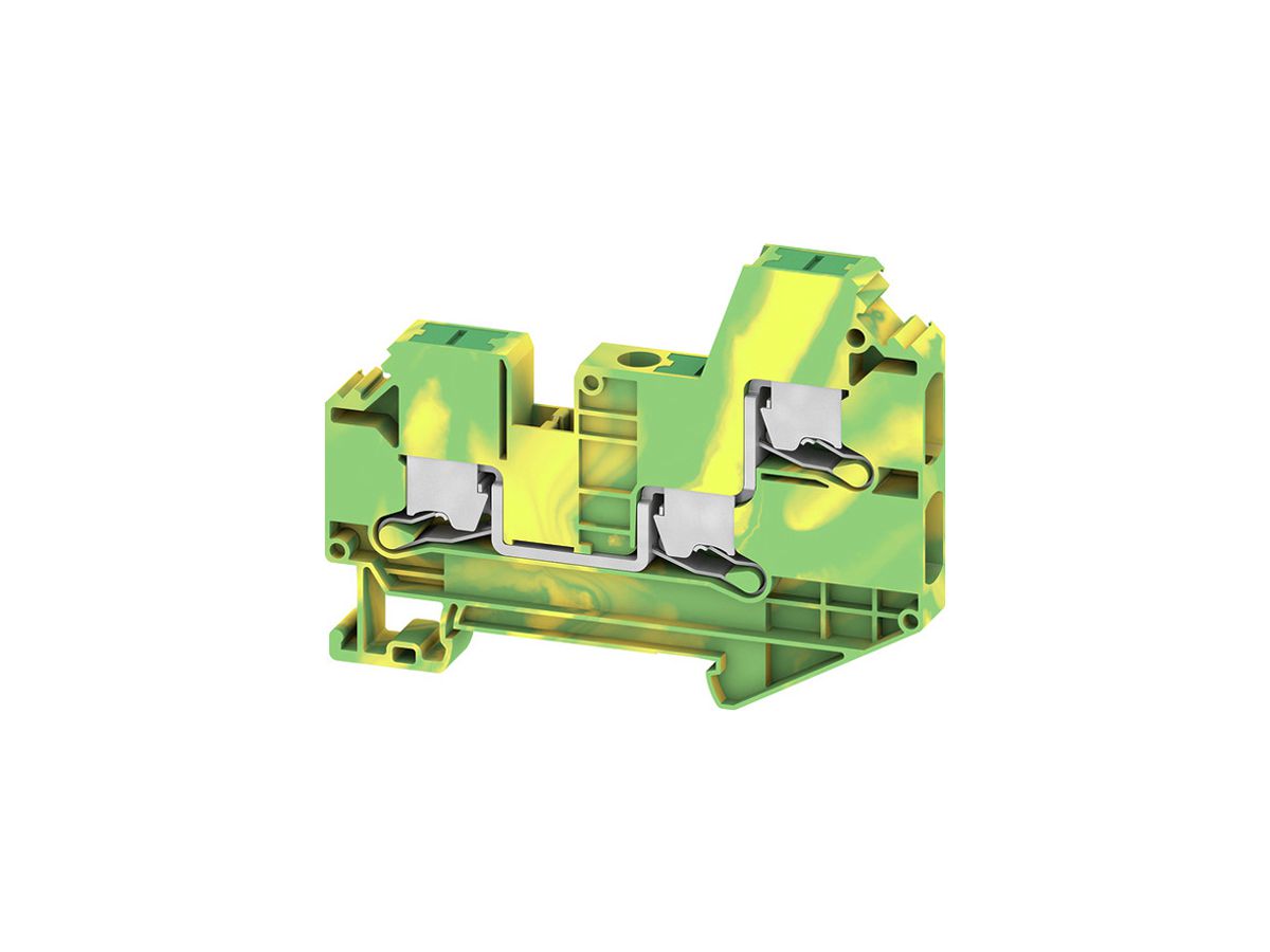 Schutzleiter-Reihenklemme WM SL3C 0.5…10mm² Snap-in TH35 gn/gb