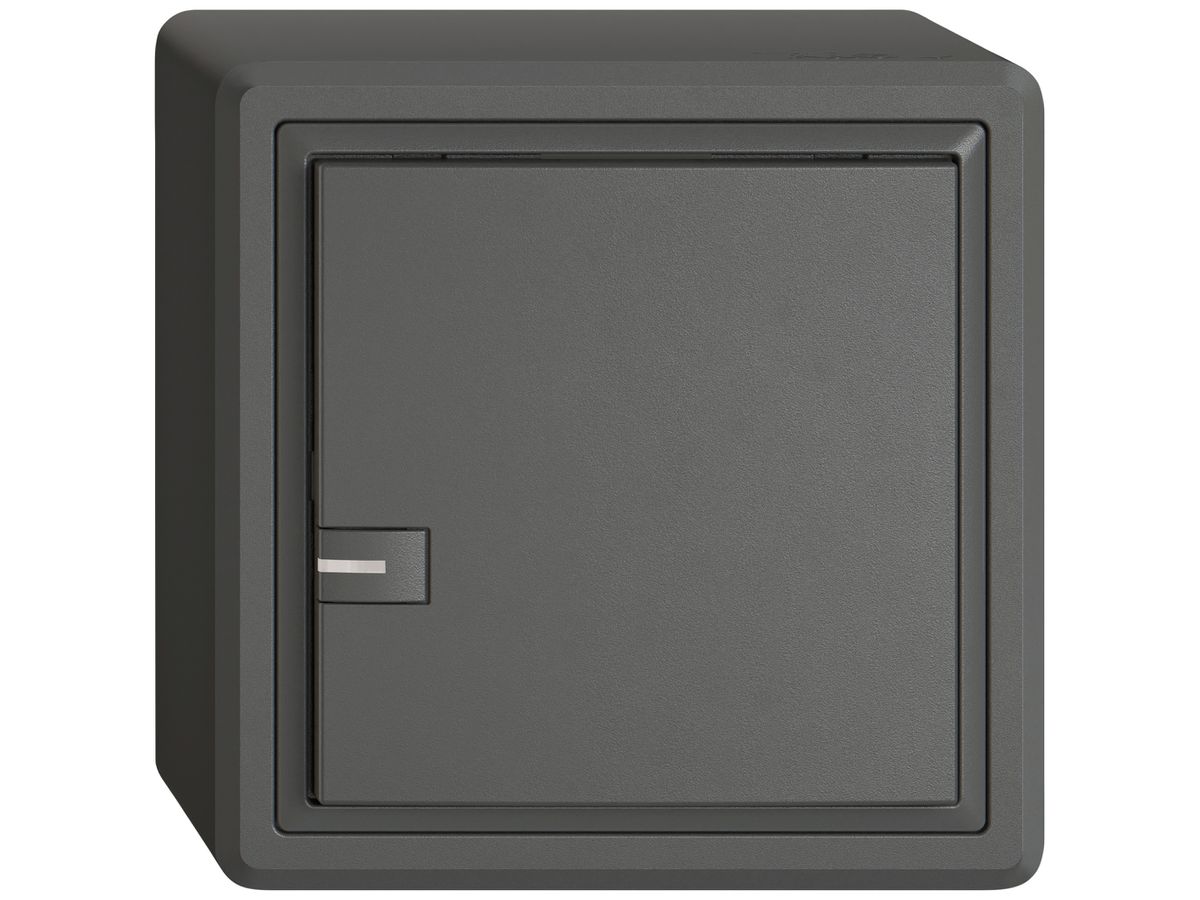 AP-Universaltaster EDIZIO.liv UNI SNAPFIX® m.LED RGB 1× 1-Tbed.dgu