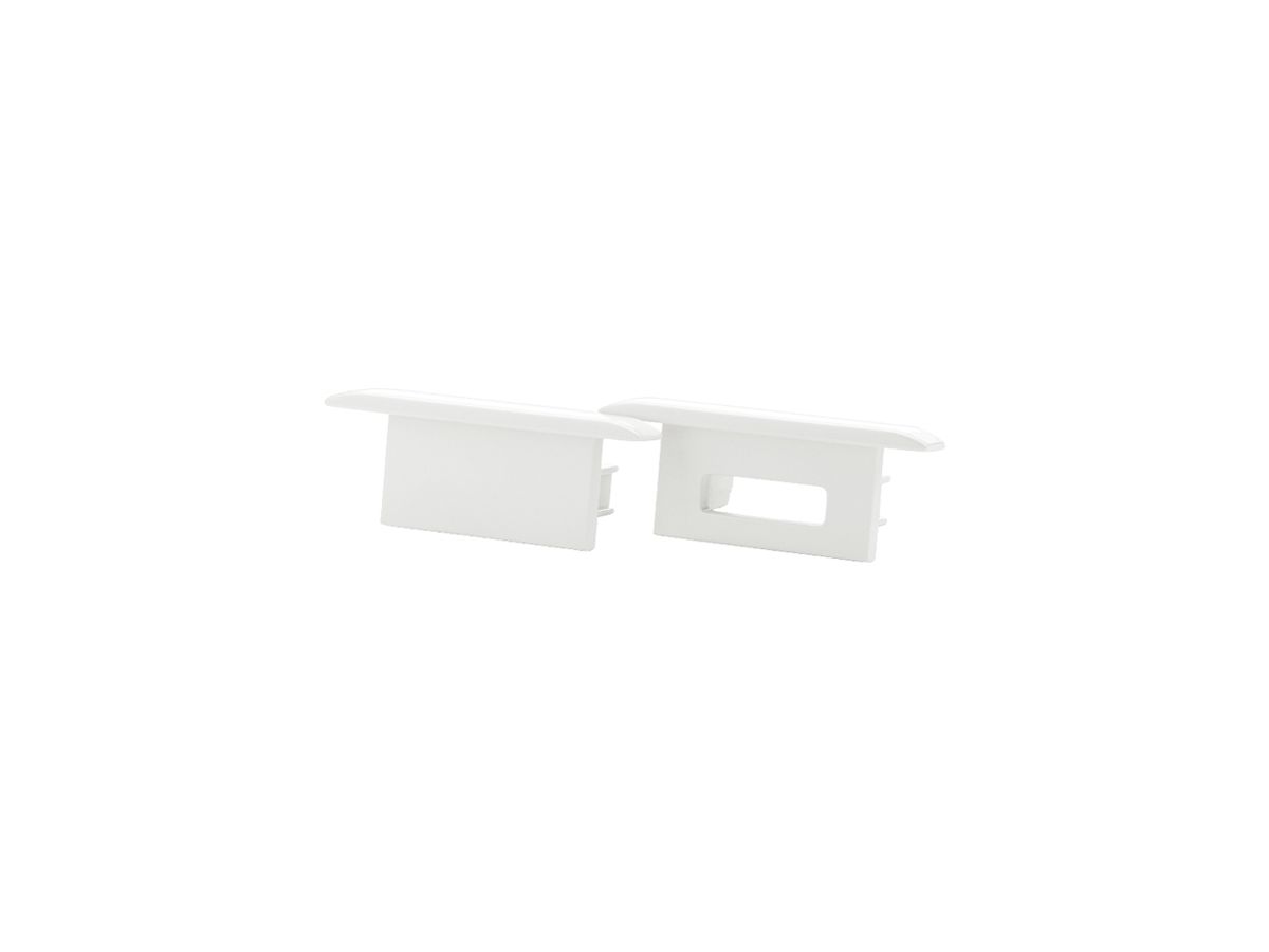 Endkappe SG StripLine 13×33×12mm Kunststoff weiss 2 Stk