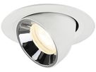 LED-Downlight SLV NUMINOS GIMBLE XS 6.9W 1000lm 4000K WB DALI Ø68 ws/cr