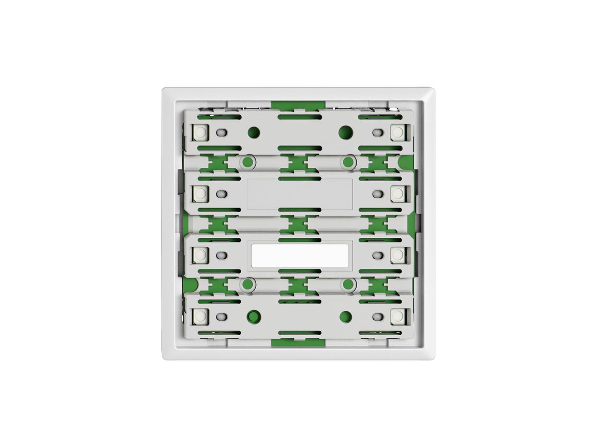 Funktionseinsatz KNX RGB EDIZIO.liv SNAPFIX® mit LED/o.Tasten Fühler 1…8-fach ws