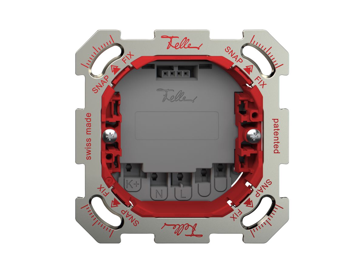 UP-Funktionseinsatz Nebenstelle Wiser SNAPFIX® mit Befestigungsplatte