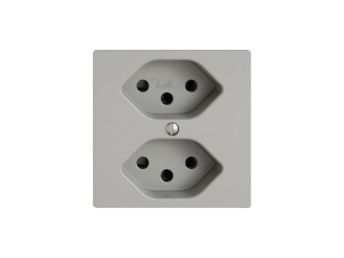 Steckdose EDIZIO.liv SNAPFIX® 2×T13 hgu