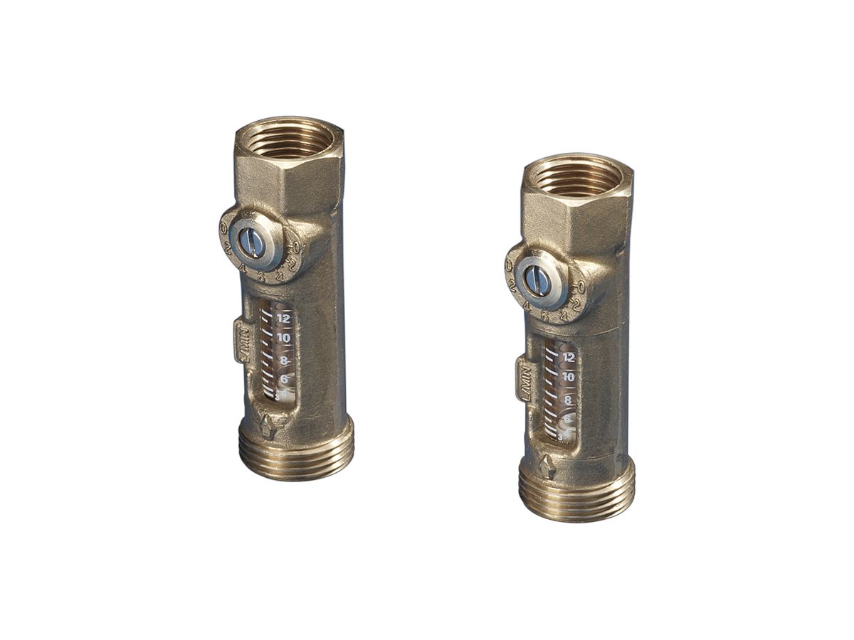 Ventil Rittal SK 3301.940 für Wärmetauscher 3/4"-3/4" 3…12l/min Messing