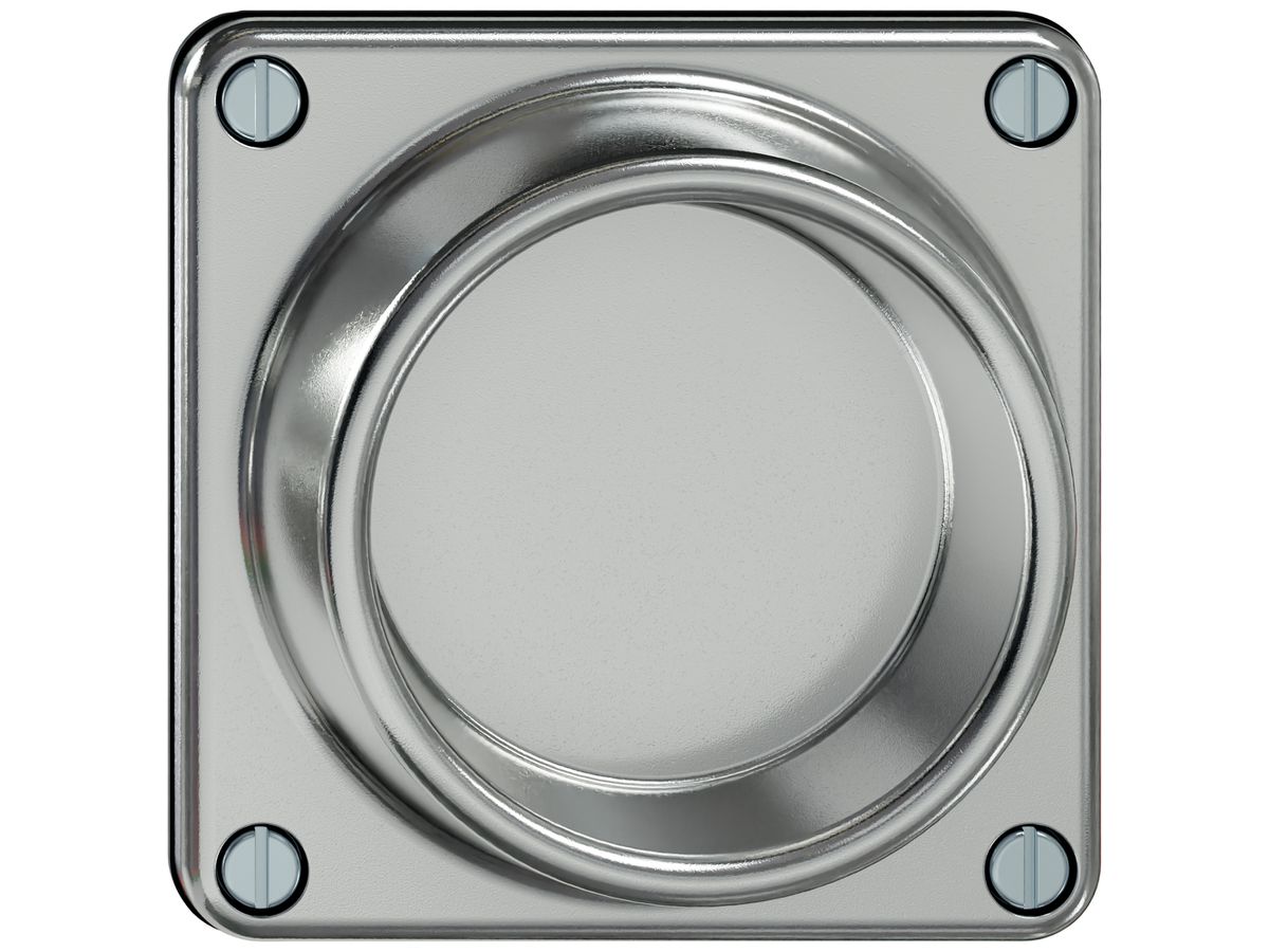 Blindeinsatz ELEMENT SNAPFIX® 1×1 horizontal 87×87×36mm Aluminium