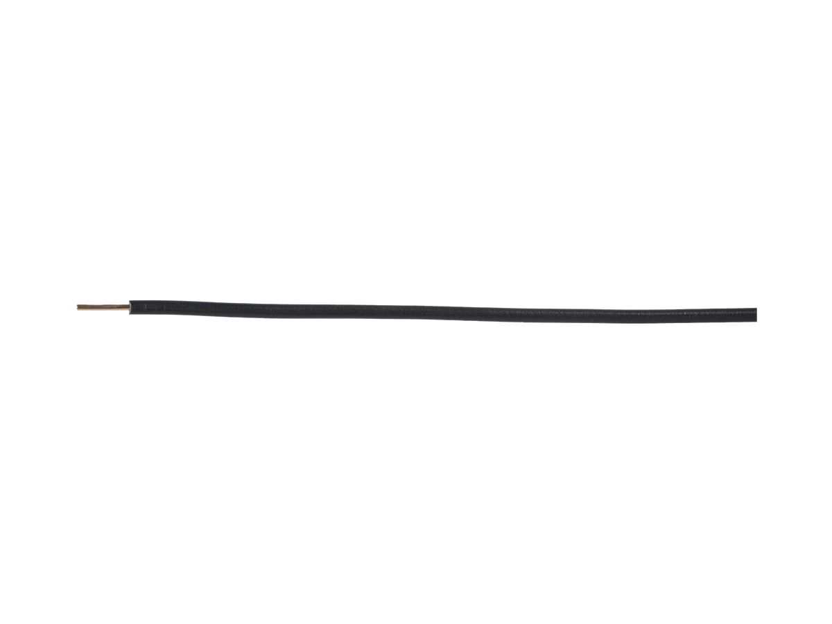 N-Draht H07Z1-U halogenfrei 1.5mm² 450/750V schwarz Cca