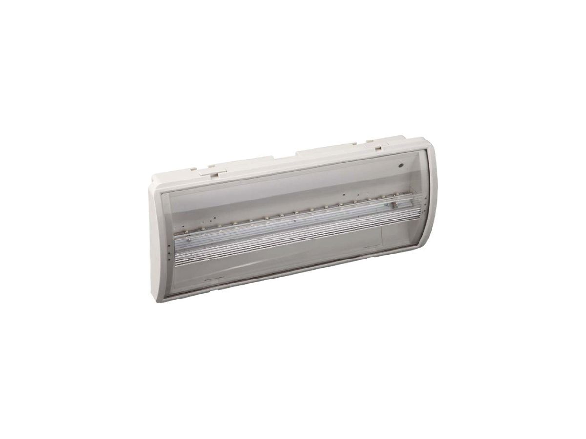 LED-Rettungszeichenleuchte A33P 4W Einzelbatterie IP65 Wand-Deckenmon. 3 Piktog.