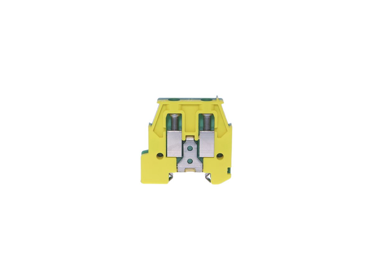 Schutzleiter-Reihenklemme Woertz Ex 4mm² Schraubanschluss 2×1 TH15 grün/gelb
