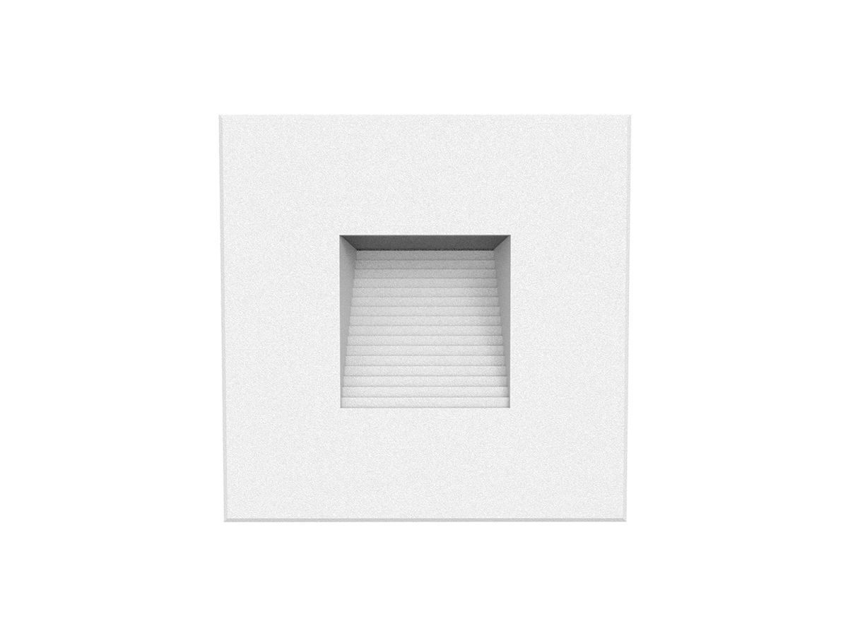 EB-LED-Wandleuchte DOTLUX EASYSTAIR 1.5W 70lm 930 IP20/44 82×82mm weiss