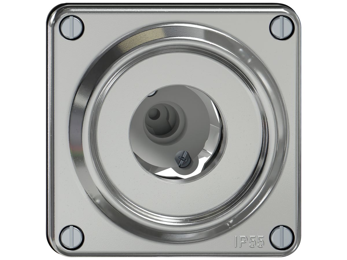 Signallampe ELEMENT SNAPFIX® 250V 7W IP55 87×91×51mm alu
