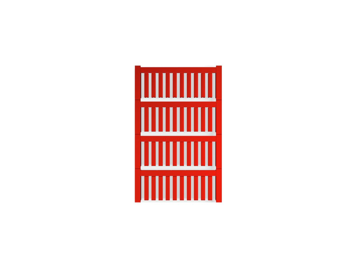 Leitermarkierer Weidmüller MultiCard VT SF für Ø2.2…2.9mm 21×3.6mm PA66 rot