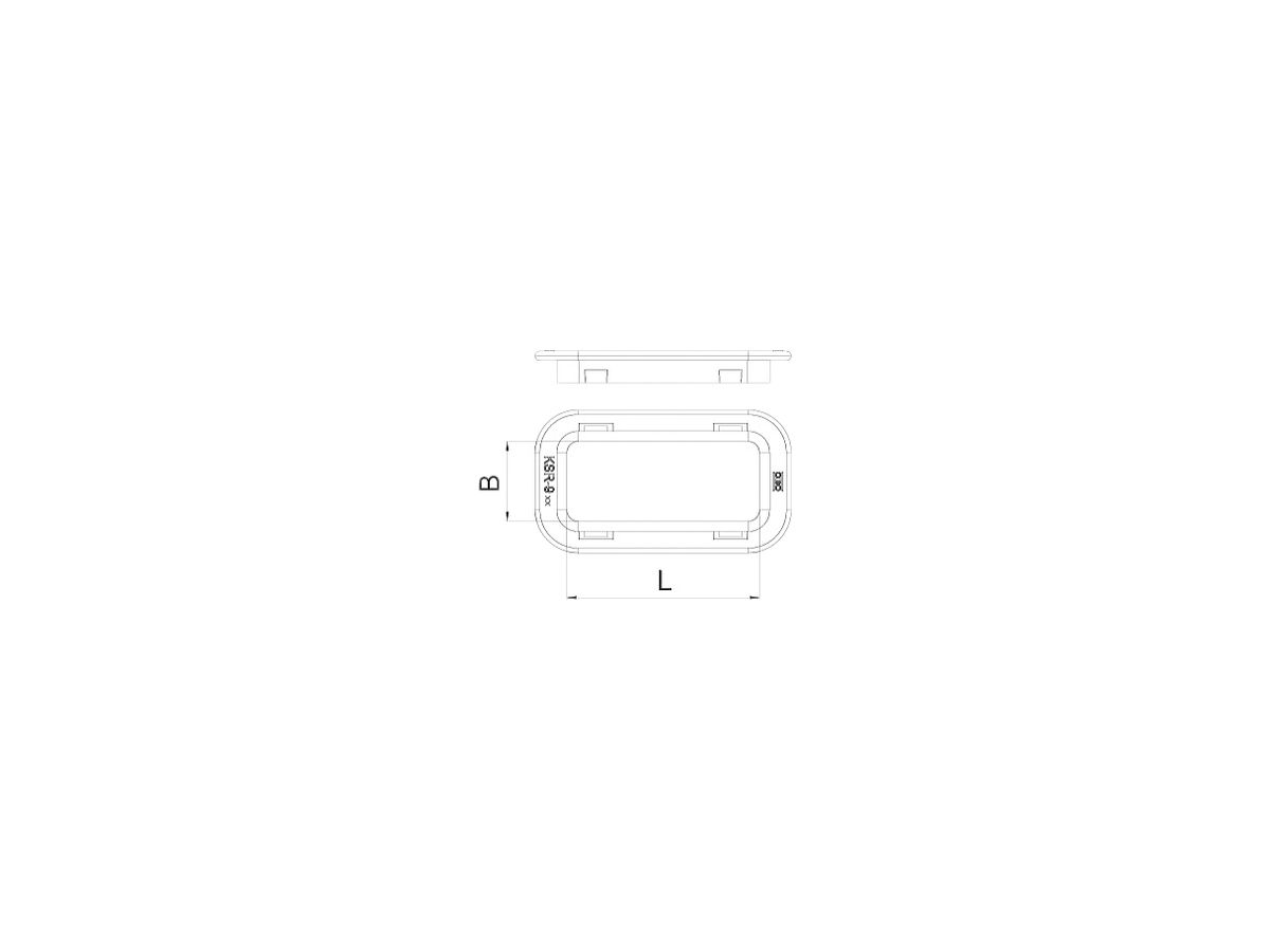 Kabelschutzring Bettermann 51.5×13.5mm zu Kleinkanal AZ