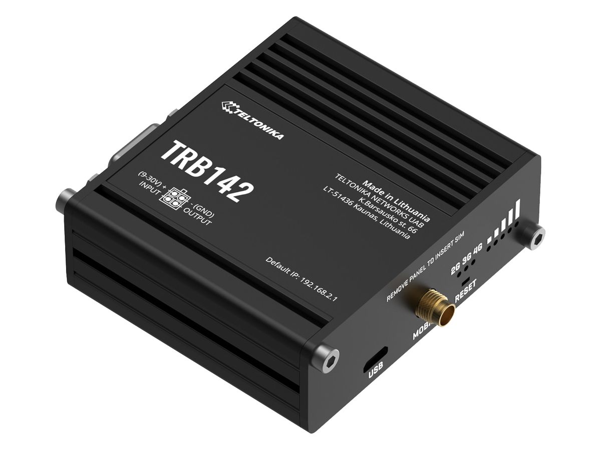 Gateway Teltonika TRB142 4G VPN IP30