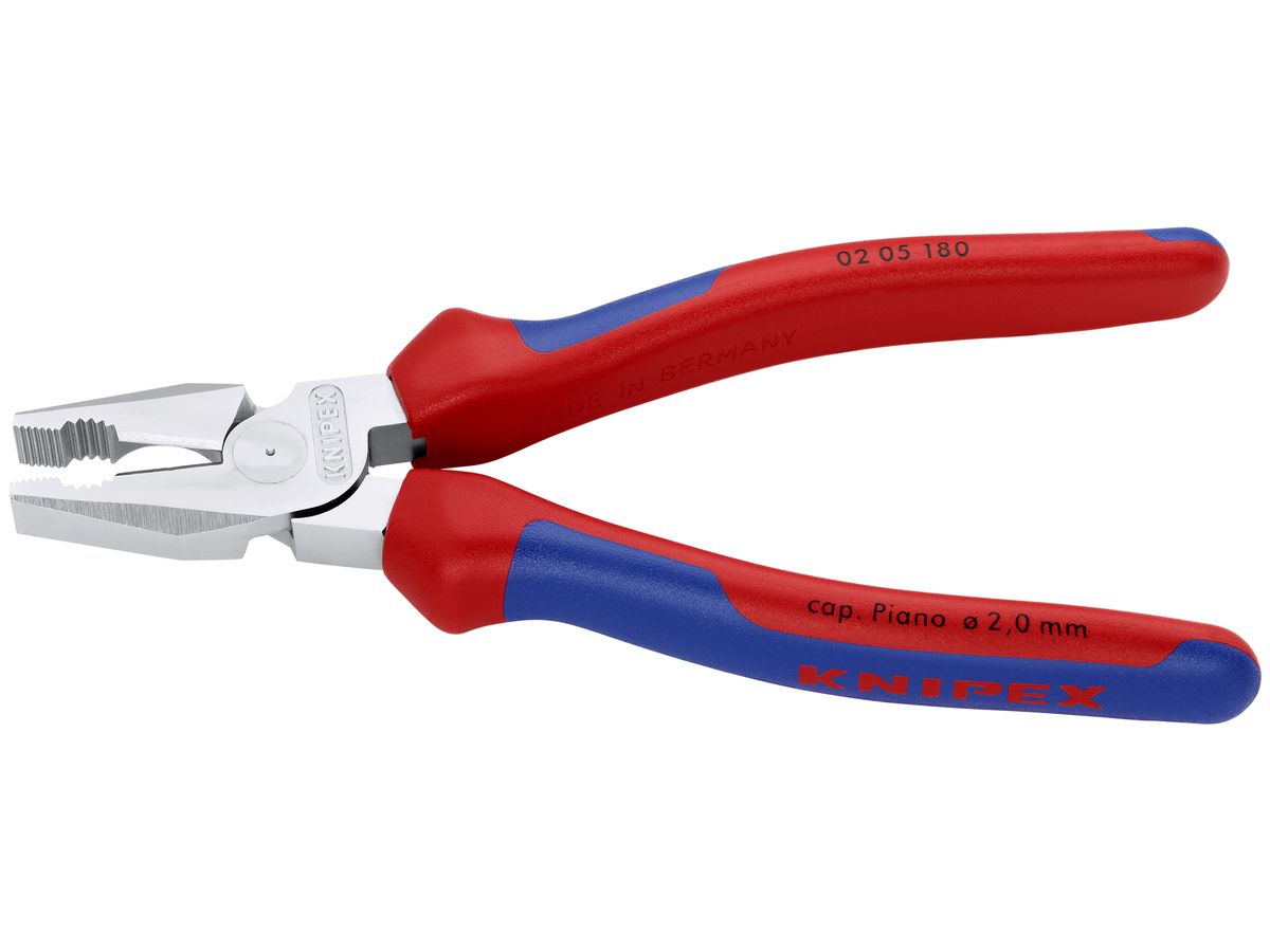 Kombizange KNIPEX 180mm Ø2…2.5mm/11.5mm, 16mm²