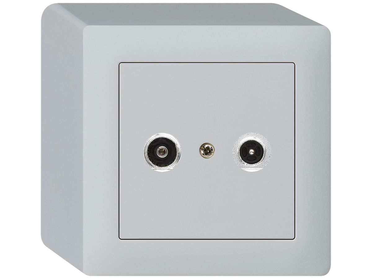 AP-Antennendose kallysto R/TV 23dB 2GHz hellgrau