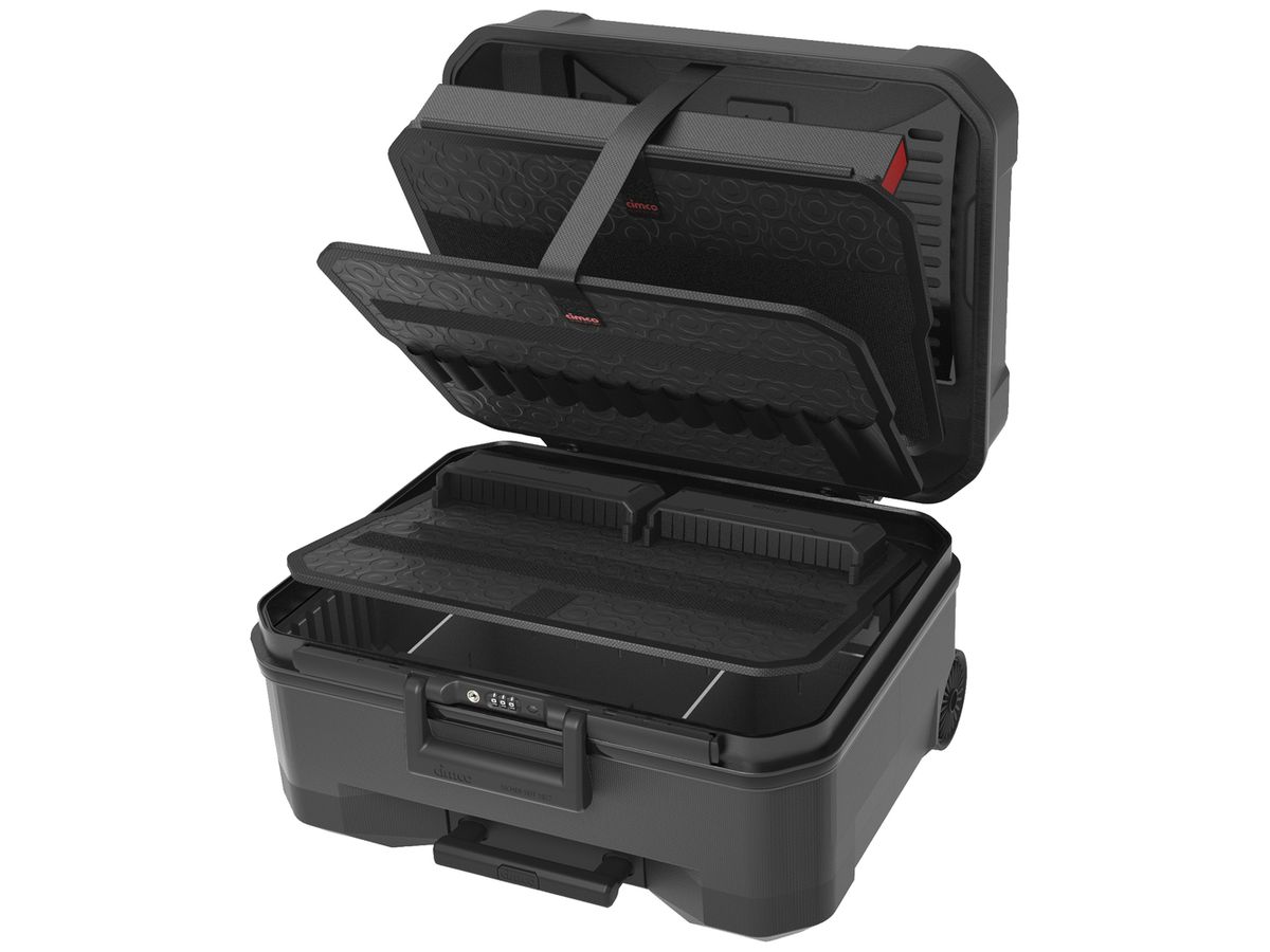 Werkzeugkoffer Cimco CimCase PRO Trolley B1L2 Kunststoff 300×420×495mm schwarz