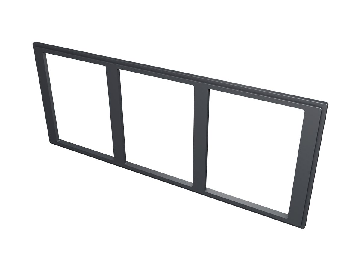 Blende R&M 415 FLF6/5 3 Ports schwarz