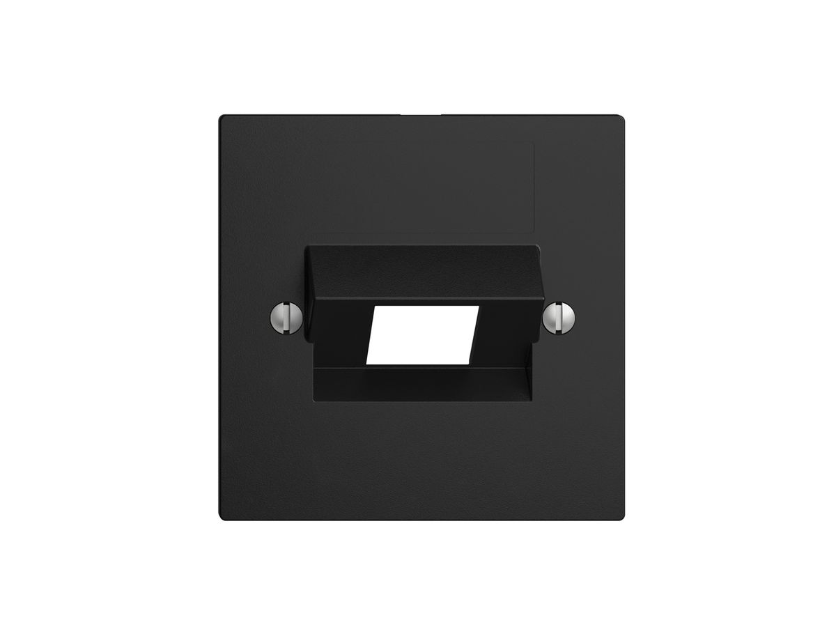 Frontplatte 1×RJ45 ITplus EDIZIOdue schwarz