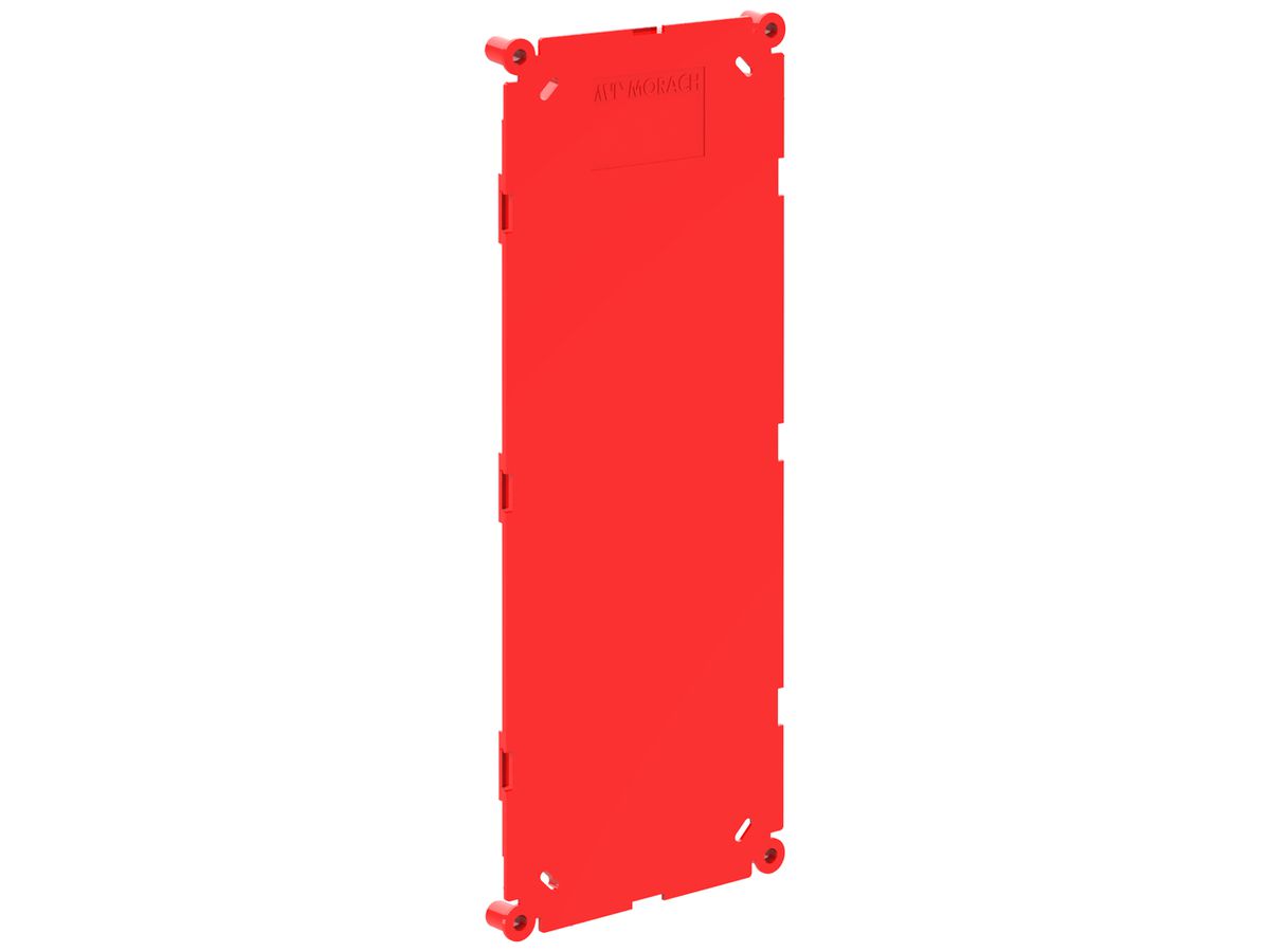 Schutzdeckel Morach-Technik CRALLO-LEU 194×74×9mm Kunststoff rot