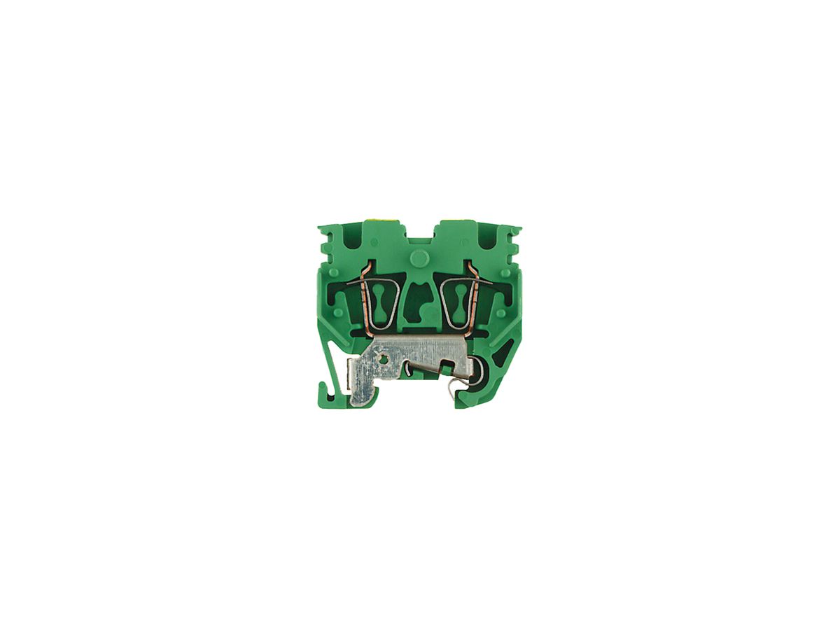 Schutzleiter-Reihenklemme Weidmüller ZPEB 2.5-2 Zugfeder 2.5mm² grün/gelb
