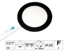EB-LED Spot Mesa Spin CCT 58 3W schwarz - 24VDC, 300lm, 3000K, Loch D:55-58mm