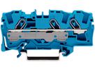 Durchgangsklemme WAGO TOPJOB-S 6mm² 3L blau Serie 2006
