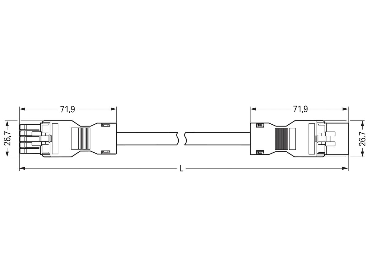 Verbindungsleitung WINSTA MINI 5×1.5mm² 5m Kod.I