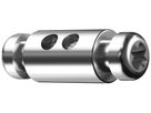 Seilklemme Sylvania OneTrack Messing Ø6×10mm Nickel
