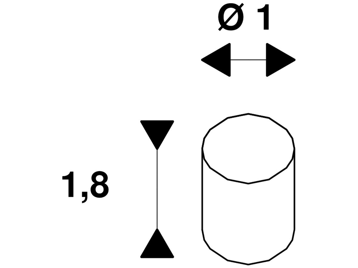 Einspeiser SLV für NV-Seilsystem, max. 25A chrom
