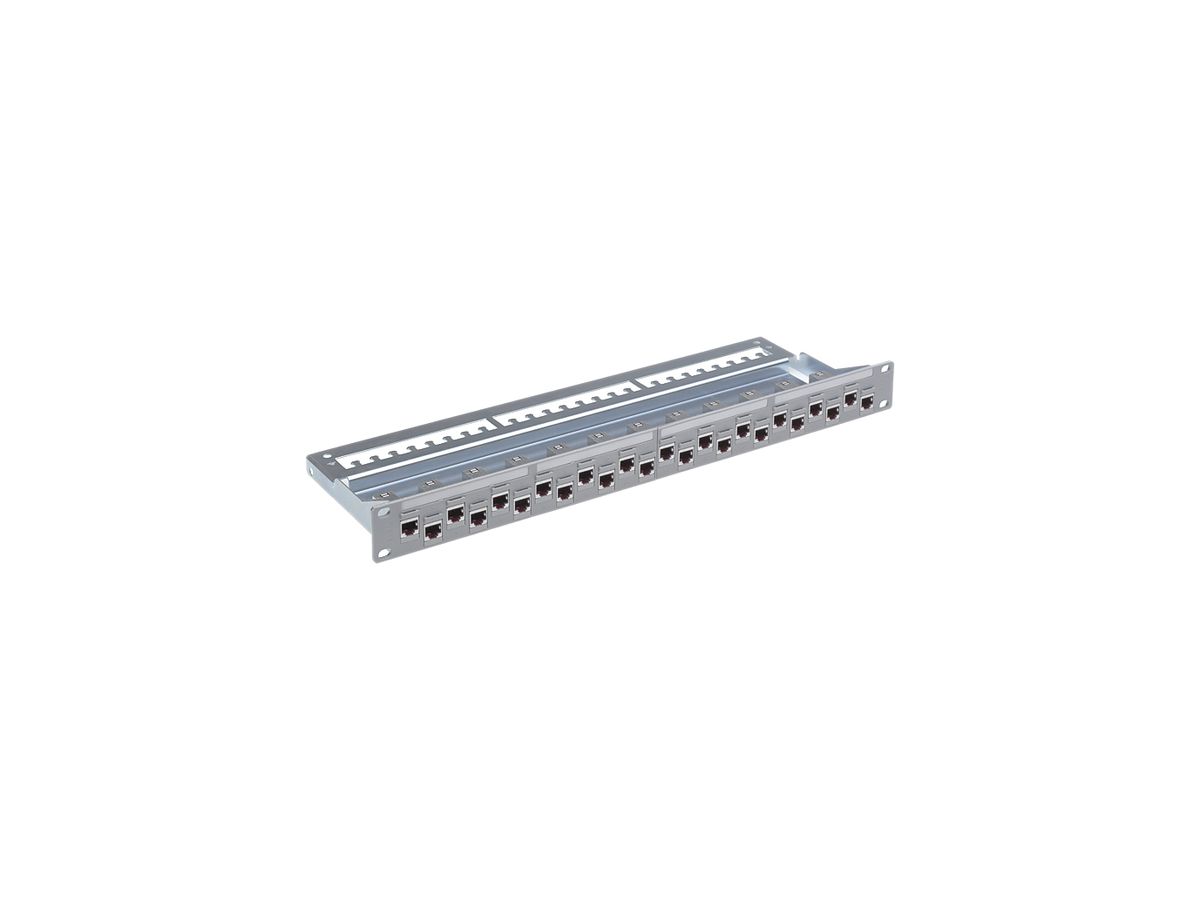 Rangierfeld 19" Kat.6A 24RJ45/s 1HE