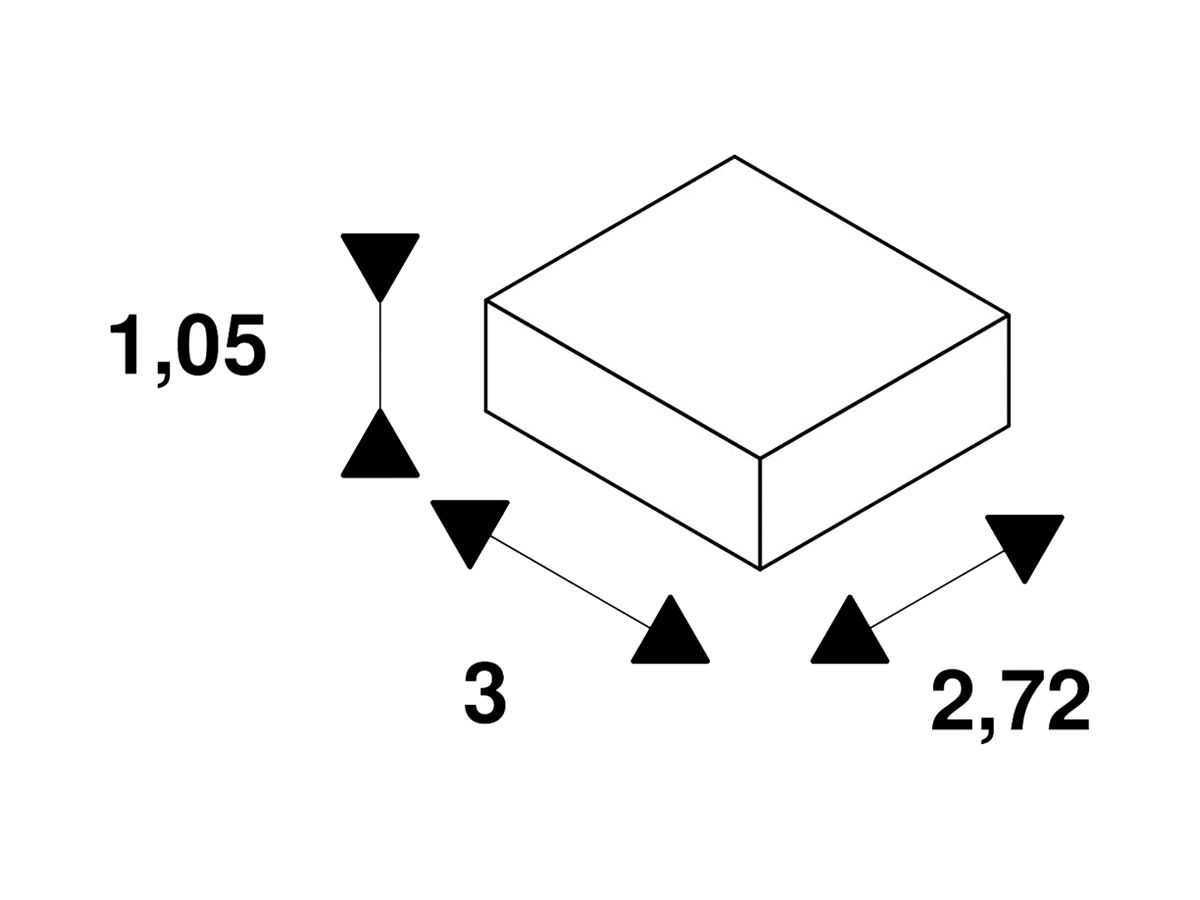 Befestigungsbügel SLV 48V TRACK Aluminium weiss