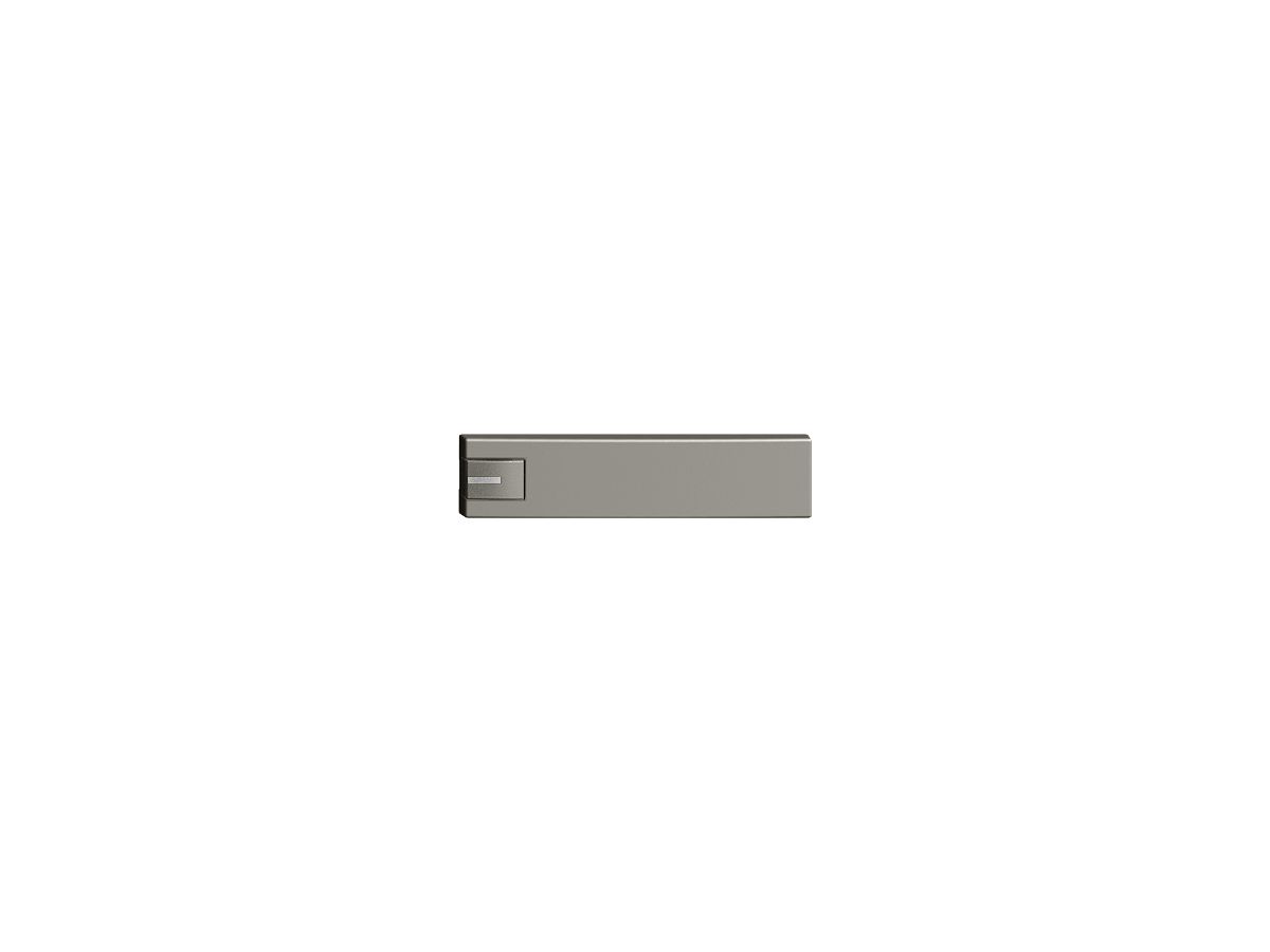 Taste 1/4 KNX/UNI-Taster mit LED EDIZIOdue Einfachbedienung dunkelgrau
