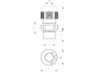 Kabelverschraubung Bettermann M12 2.5…6.5mm lichtgrau