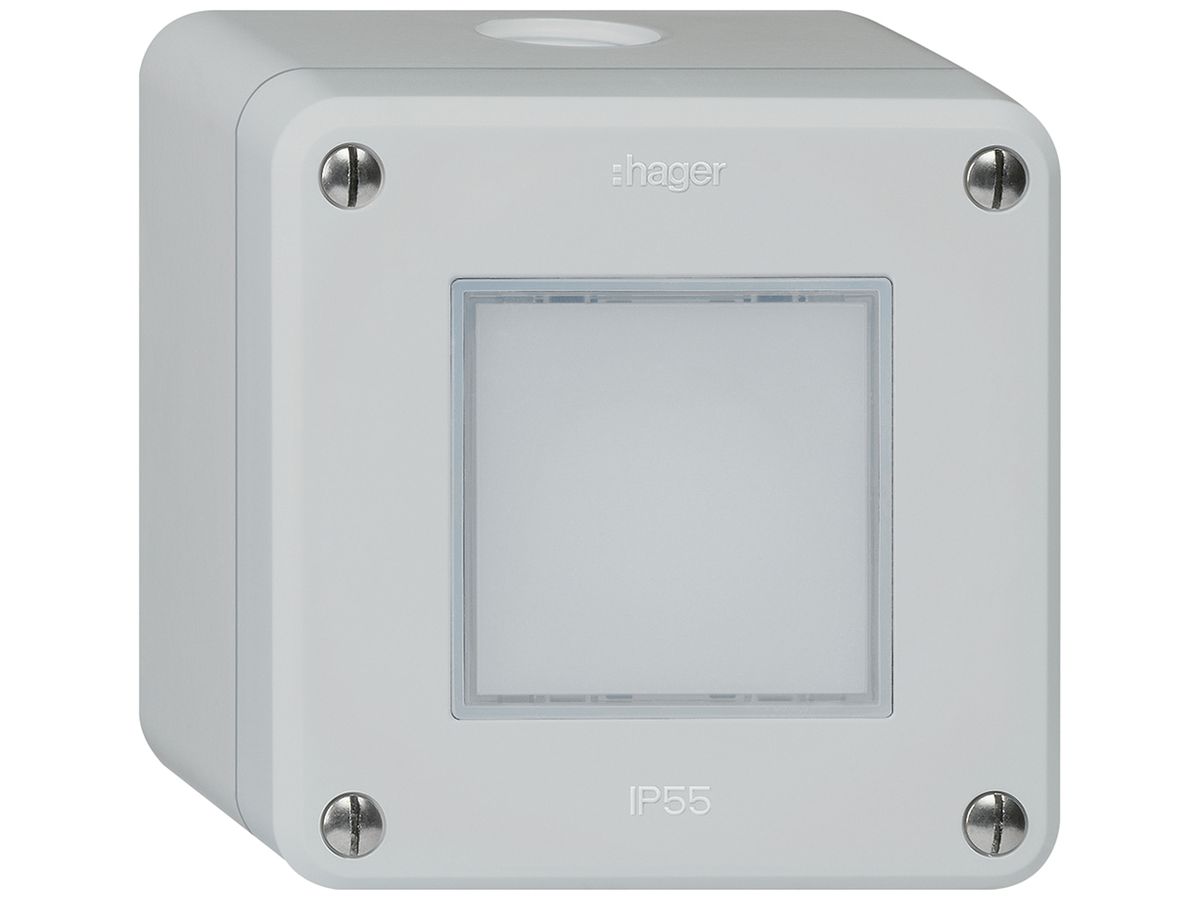 AP-LED-Leuchte robusto IP55 grau LED blau