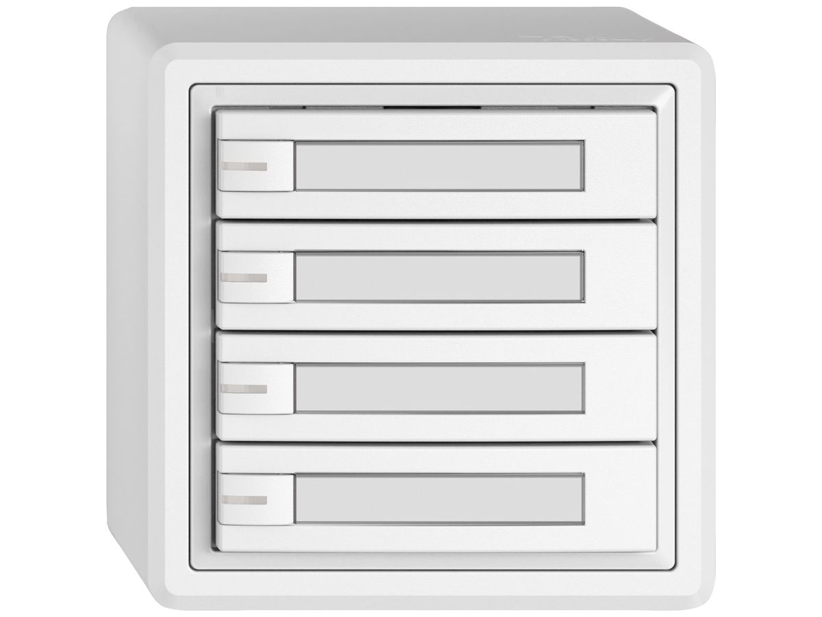AP-KNX-Taster RGB EDIZIO.liv SNAPFIX® Temperaturfüh.RGB-LED Pap.4×T 1-Tbed.ws