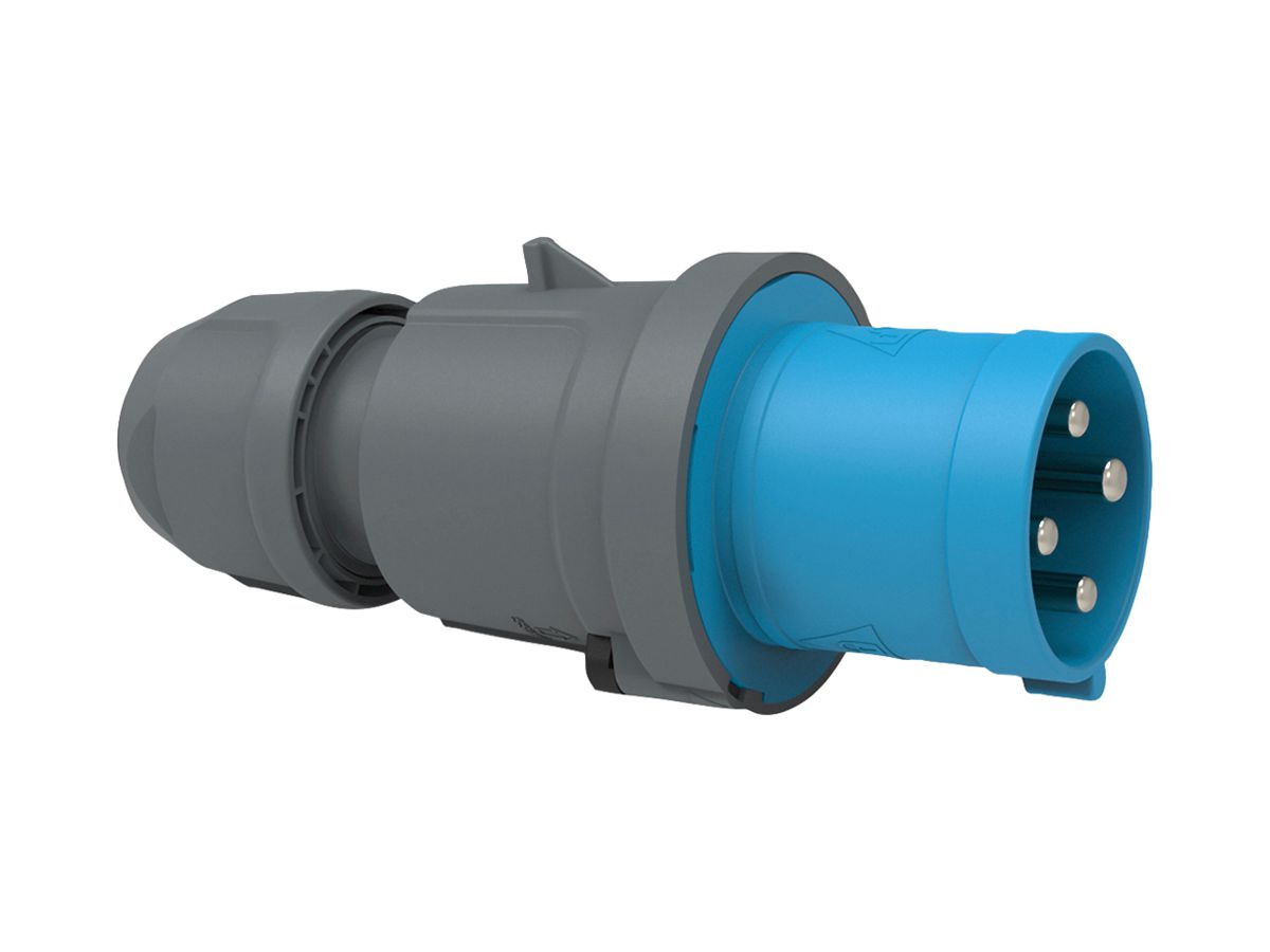Stecker CEE Bals INNOLINQ-Design 3P 63A 230V blau 6h IP44 Schraubklemme