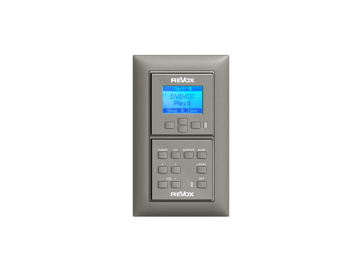 UP-Kombination Revox dunkelgrau Gr. I-I vertikal EDIZIOdue