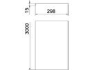 Deckel Bettermann rastbar für Gitterrinne 300×3000, Stahl, FS